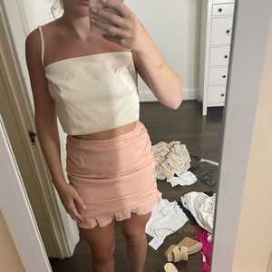 Super down backless top